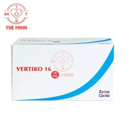 Vertiko 16 Zydus Cadila - Thuốc điều trị hội chứng Ménière